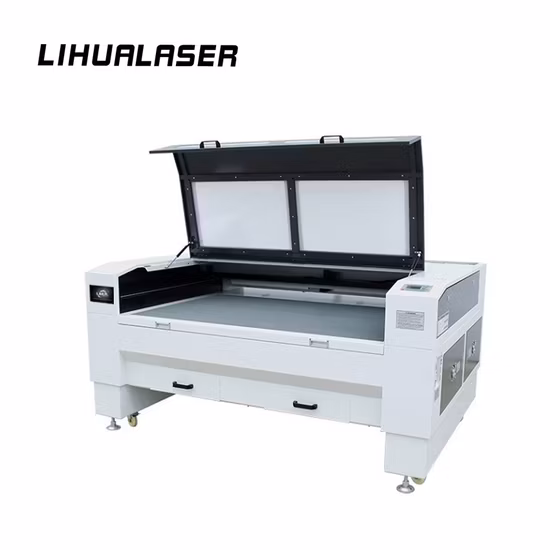 Lihua 1390 1610 Lazer Cutter 100w 150w 180w 260w 300w Schiuma plastica Tessile Carta Mdf Pelle Acrilico Tessuto di legno CNC Co2 Taglio laser Macchina per incidere