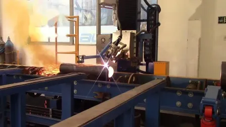 Macchina per il taglio e la profilatura di tubi a fiamma/plasma CNC a cinque assi